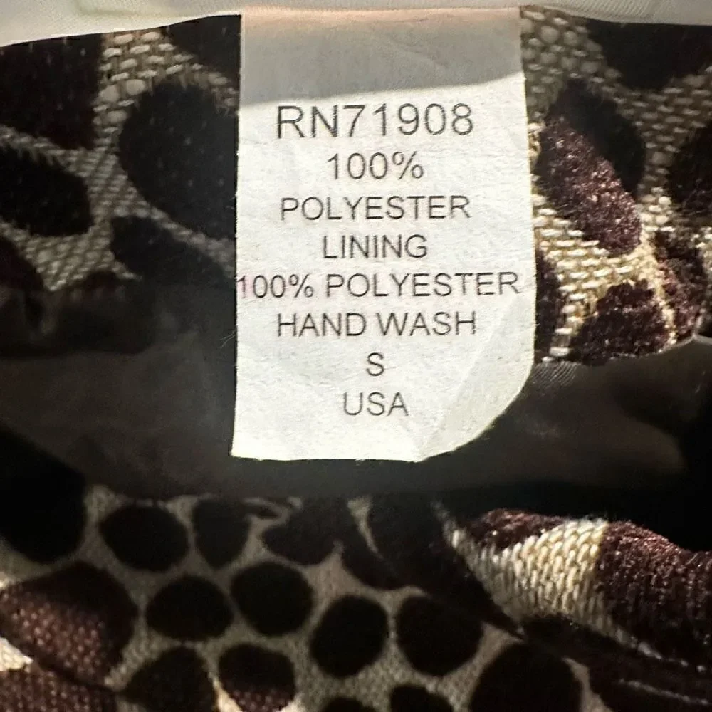 Frankly My Dear Animal Print Jacket‎